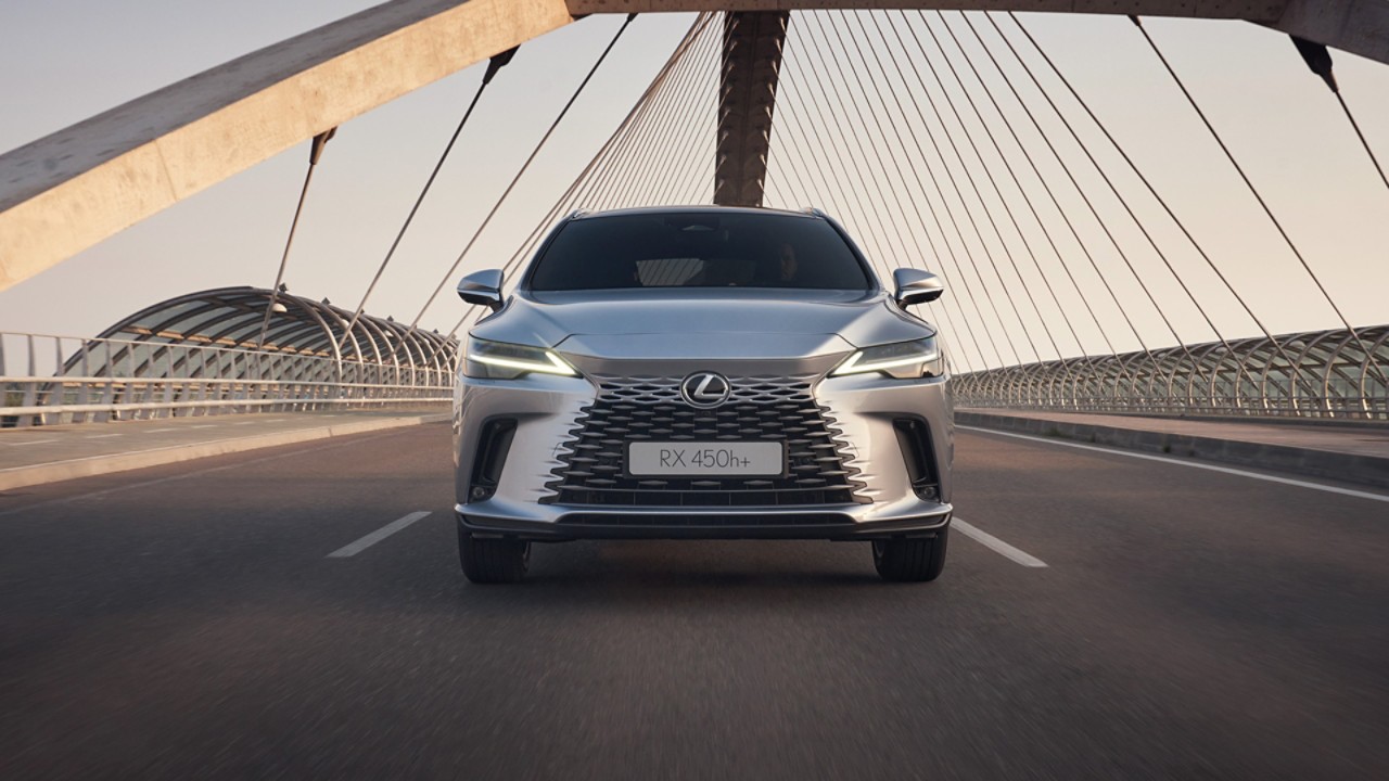 RX driving on a bridge