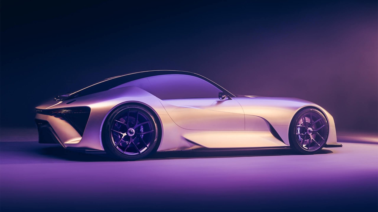 Side view of the Lexus Electrified Sport Concept